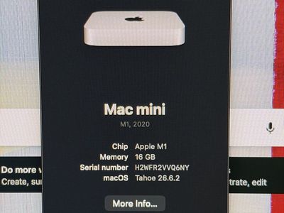 M1 Mac Mini 16gb 512gb Excellent Condish