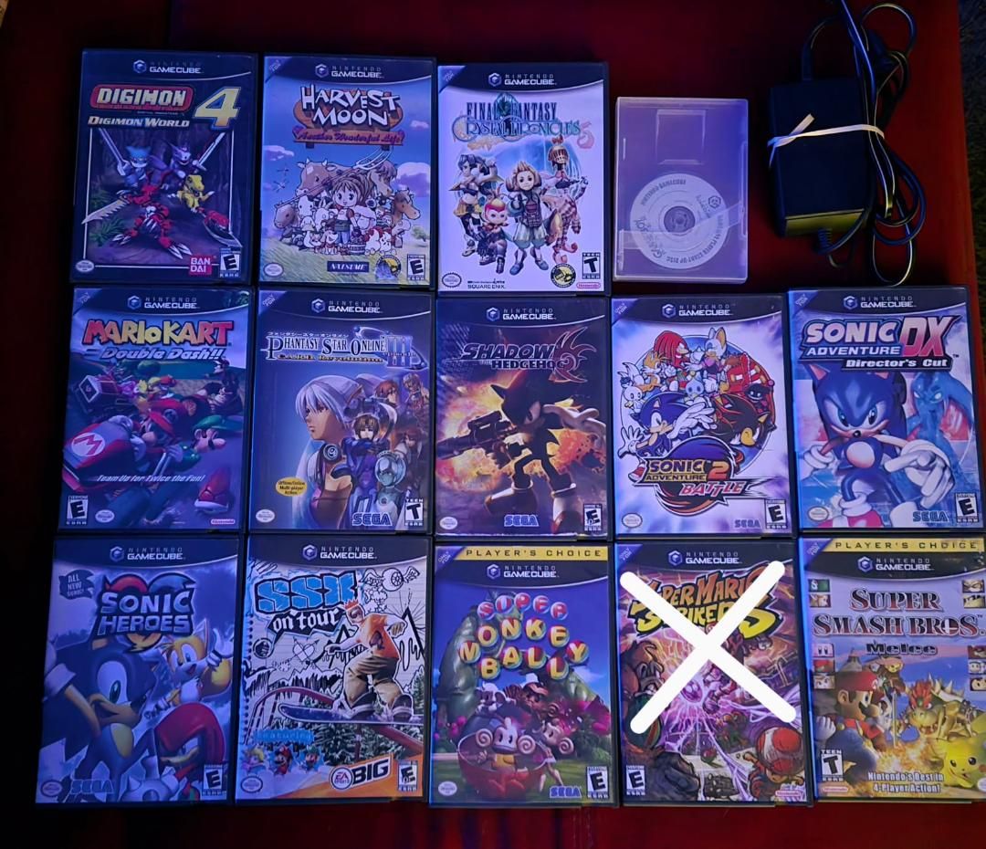Nintendo Gamecube game bundle including Metroid Prime Echoes 2! trades considered!