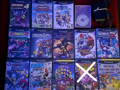 Nintendo Gamecube game bundle including Metroid Prime Echoes 2! trades considered!