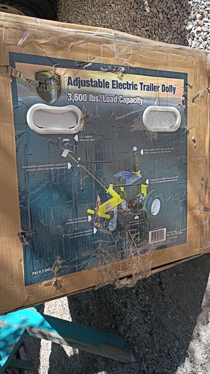 3600lb electric trailer dolly
