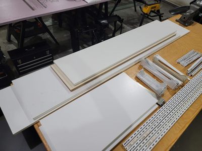 Modular Shelving - Melamine Shelves