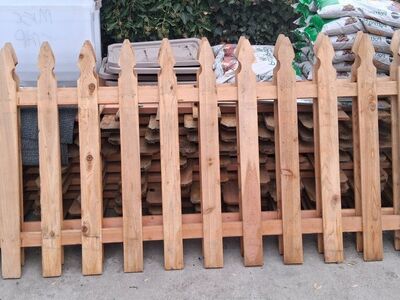 Picked fence. New