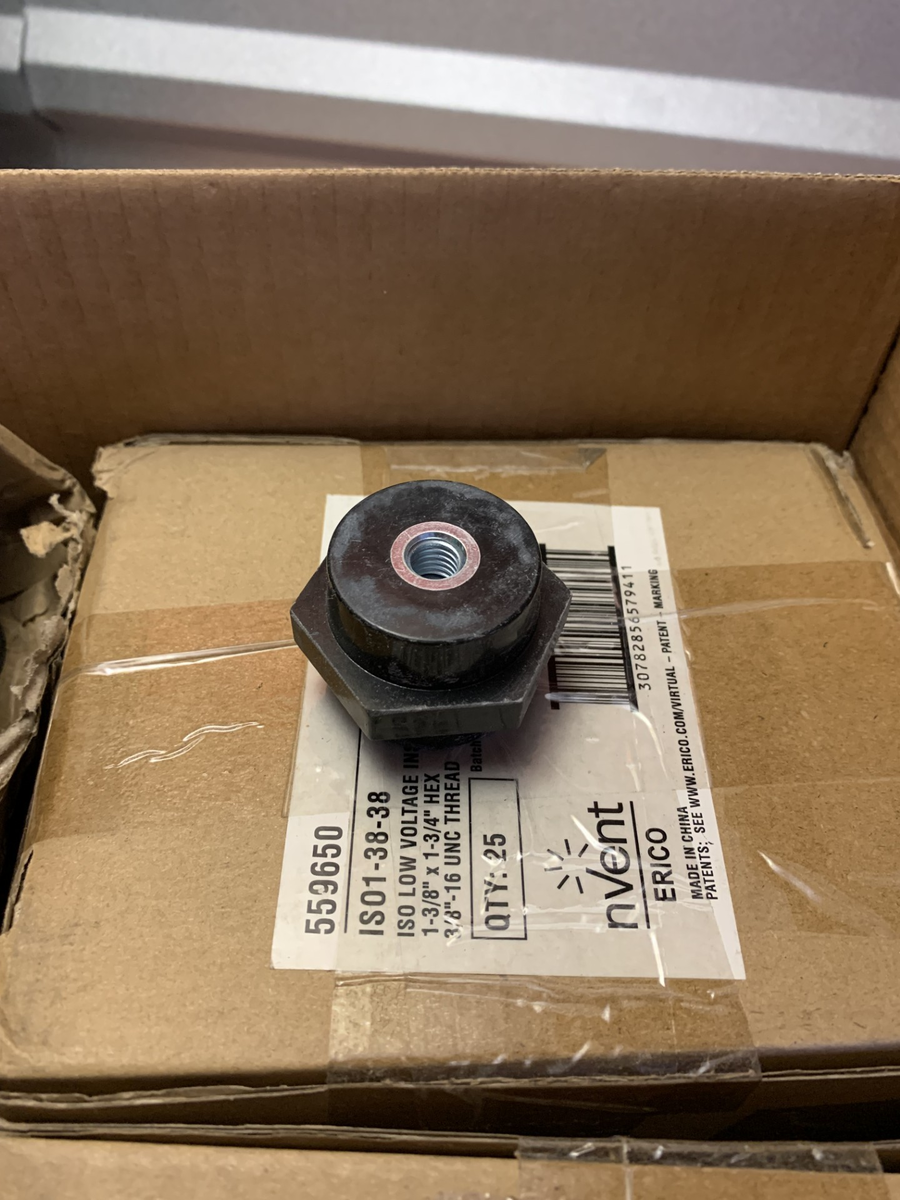 Low Voltage Insulators Imperial Thread Box of 25 AS39