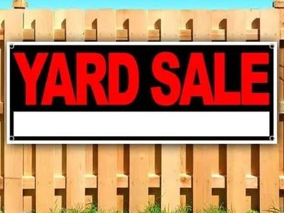 Yard Sale Sign Banner