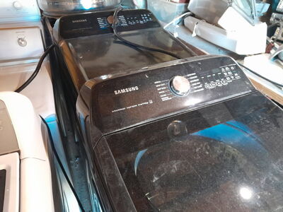 Beautiful Samsung Top Load Washer and Electric Dryer