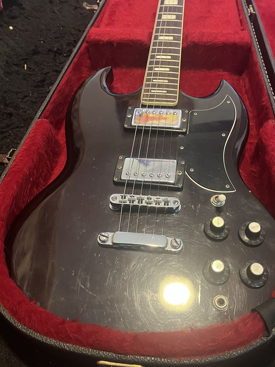 Vintage SG style guitar