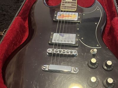 Vintage SG style guitar