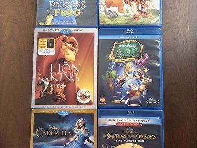 Assorted Disney Blu-ray Movies