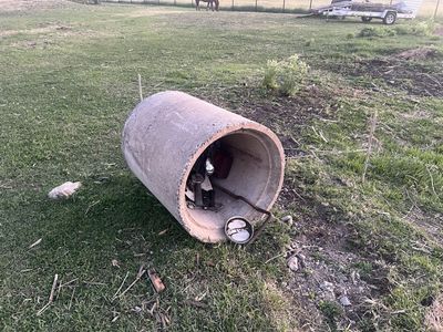 Concrete cement tube cylinder pipe