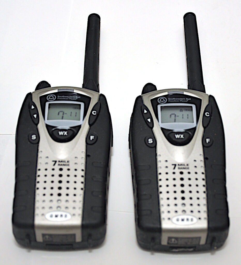 Two FRS/GMRS Radios