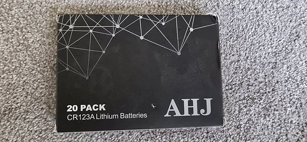 AHJ CR123A Lithium Batteries - 20 Pack - New