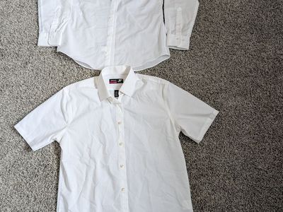 Dress shirts, white