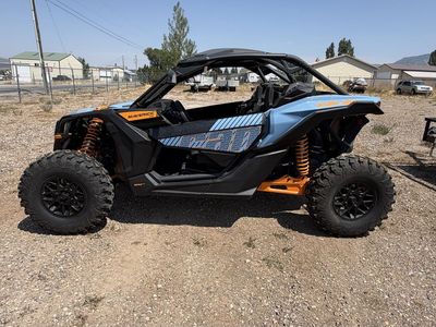 2025 Can-Am Maverick X3 Turbo DS Side-by-Side UTV - Light Blue / Orange
