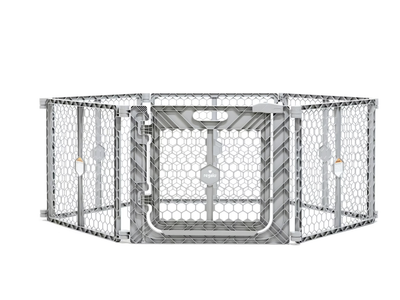 New in Box For Pets or Babies Superwide Plastic Gate & 2-in-1 Play Yard with Door
