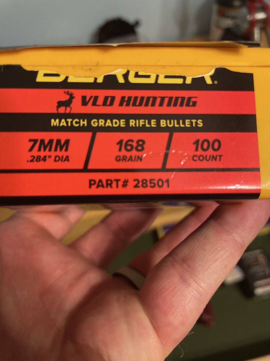 Berger 168gr 284