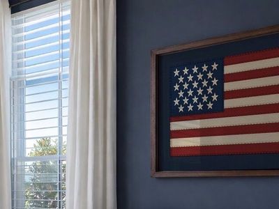 American flag print