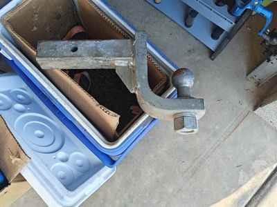 Heavy Duty Trailer Hitch Ball Mount Drop Shank with 2 Inch Ball 6000 lbs Max