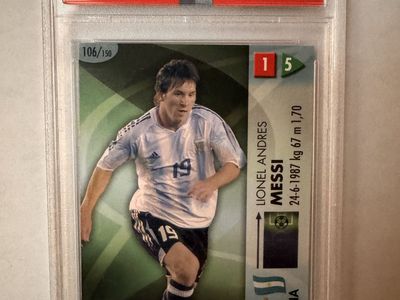 2006 Panini World Cup Germany Lionel Messi PSA 9