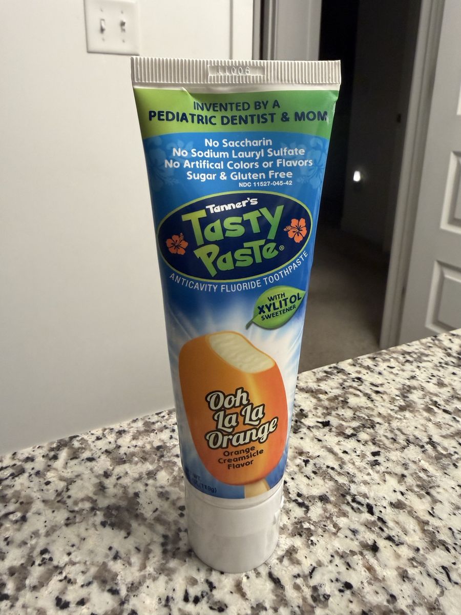 Unopened “Tasty Paste” Kids Toothpaste (Orange Creamsicle Flavor)