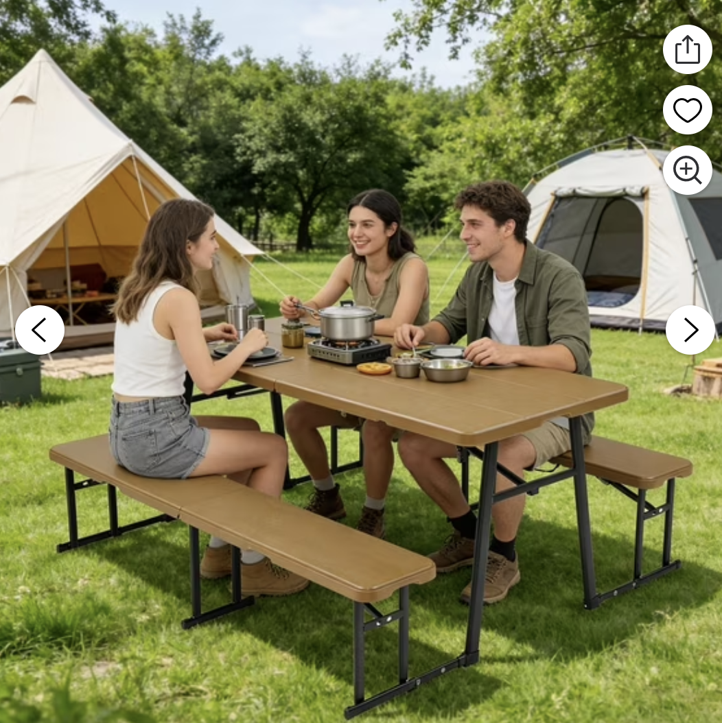 New in box - Portable Folding Picnic Table