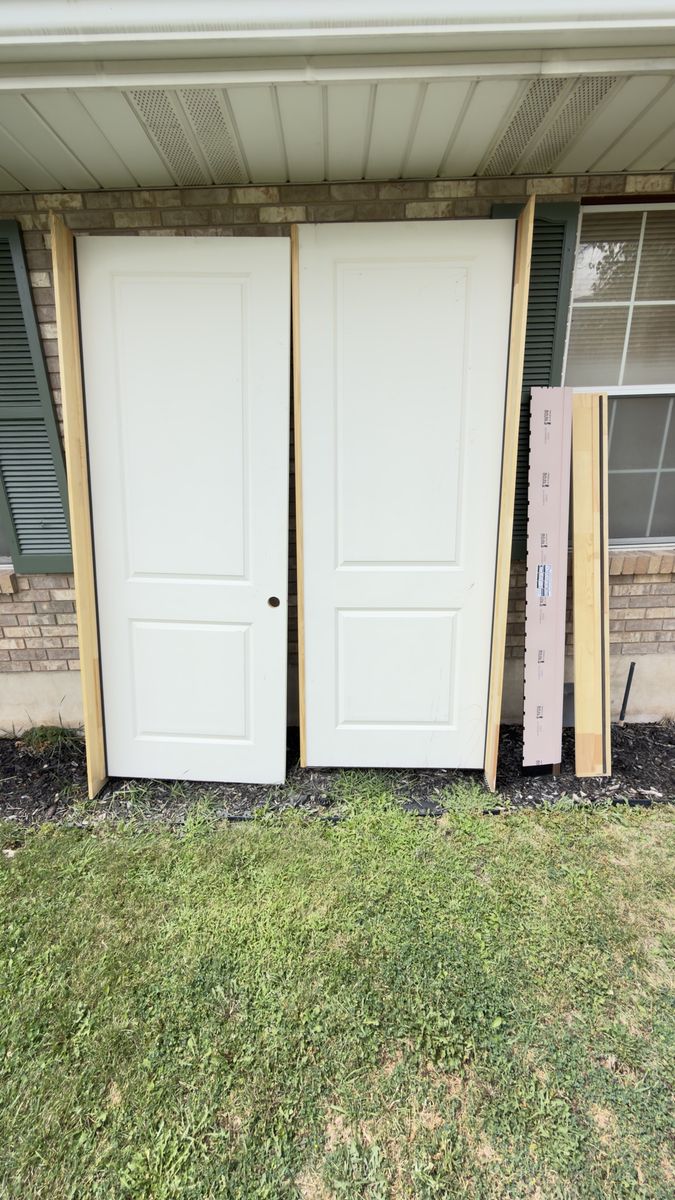 Interior doors.!!! I had some left over from remodeling my house