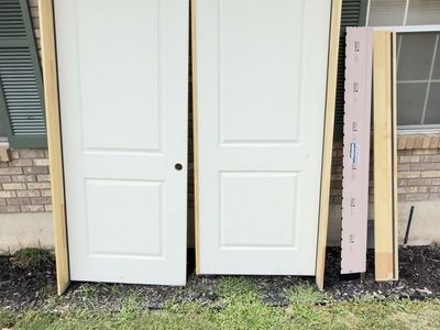 Interior doors.!!! I had some left over from remodeling my house