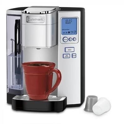 Cuisinart Coffee Maker, Single Serve 72-Ounce Reservoir Pod Machine, Programmable Brewing & Hot Water Dispenser