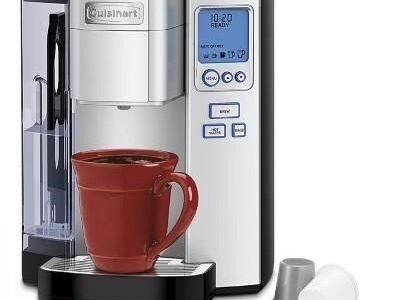 Cuisinart Coffee Maker, Single Serve 72-Ounce Reservoir Pod Machine, Programmable Brewing & Hot Water Dispenser