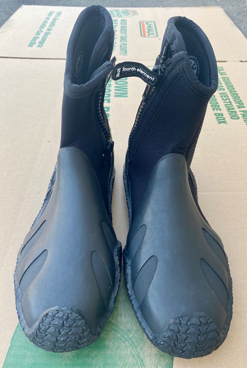 Fourth Element Technical Dive Boots Size USA 13.5 EU 48 Black