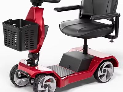 Brand new, in box red motorized mobility scooter