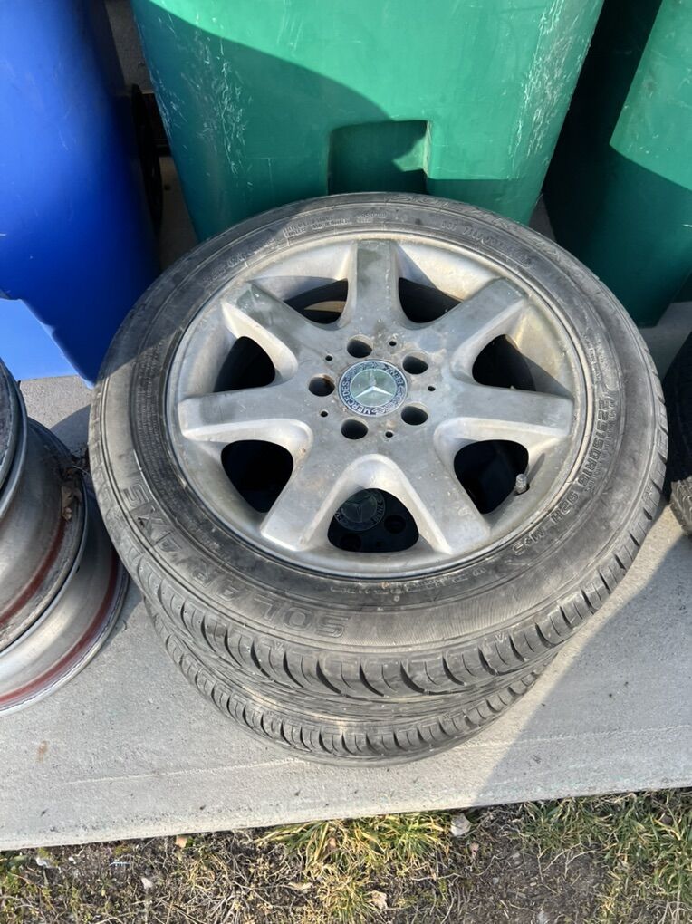 mercedes tires came off slk wheels with new tires
