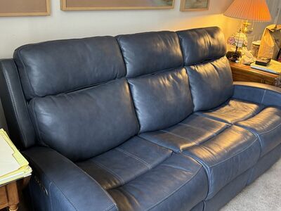 Linden Brand Leather Power Reclining Sofa