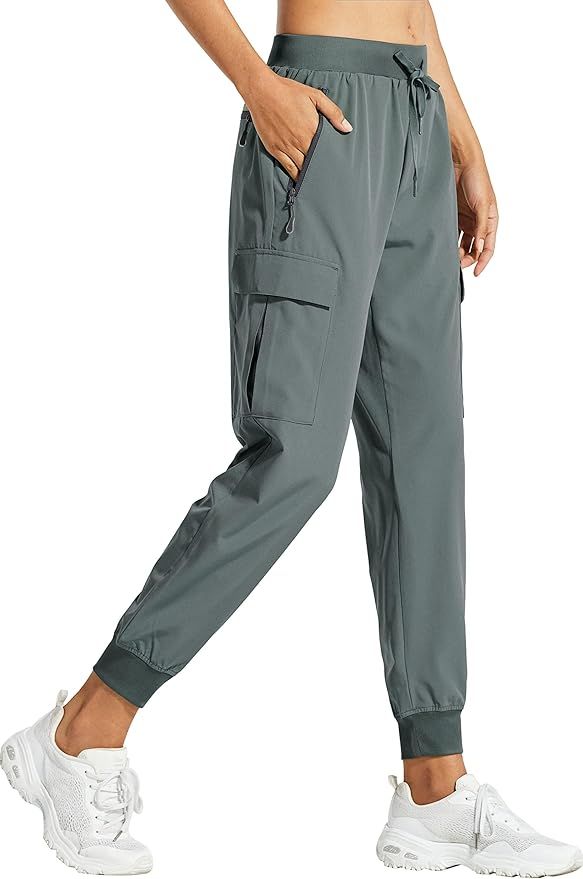 NEW Libin Women's Cargo Joggers Lightweight Quick Dry Hiking Pants Athletic Travel XXL  Two pair / Colors Available