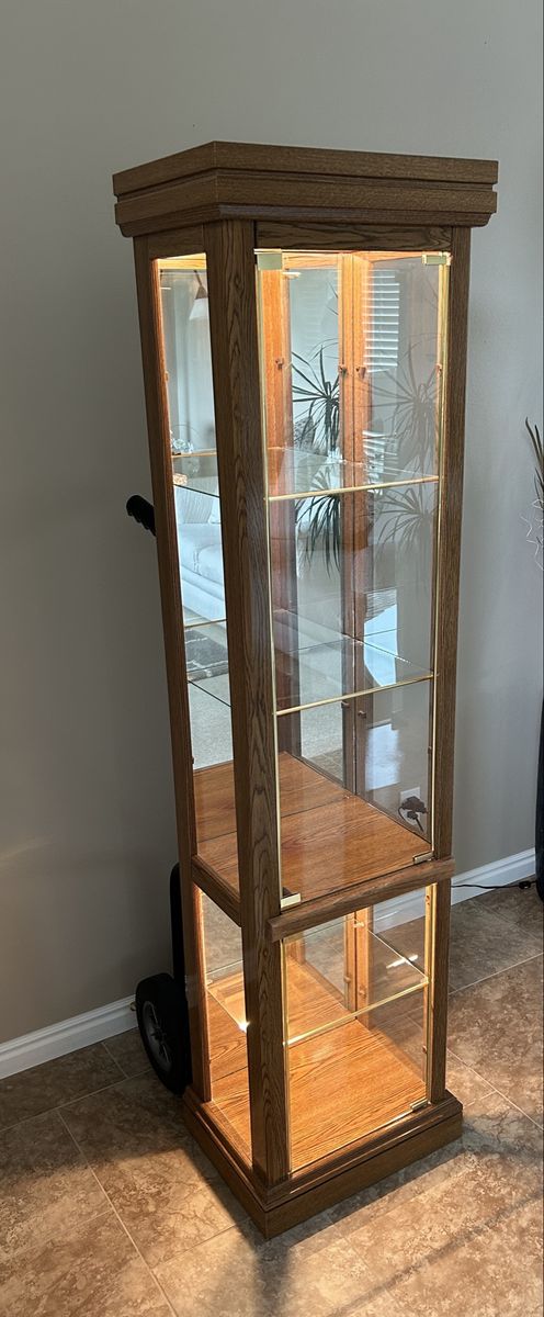 Curio Cabinet W/ 2 Lights