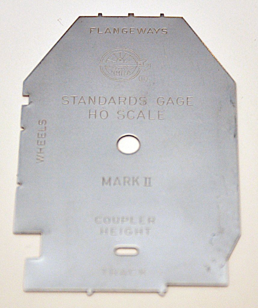 Vintage NMRA HO Standards gauge, Mark II version