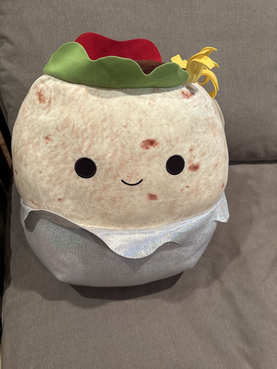 Squishmallows Bernardo the Taco Plush Stuffed Animal Toy with Tag