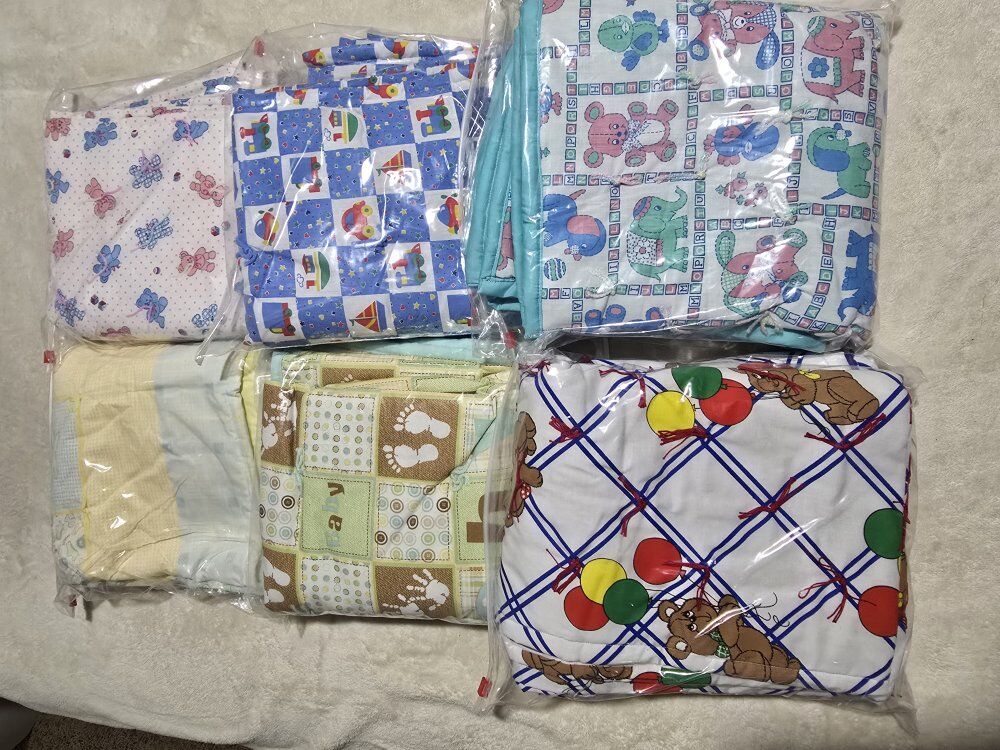 Hand tied baby quilts