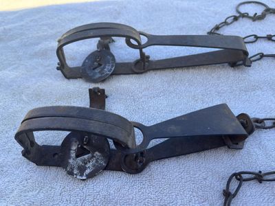 Vintage 'Victor' Small Game Animal Traps