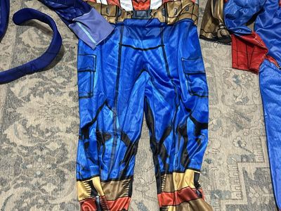 Captain America Child's Costume - Blue Jumpsuit with Mask