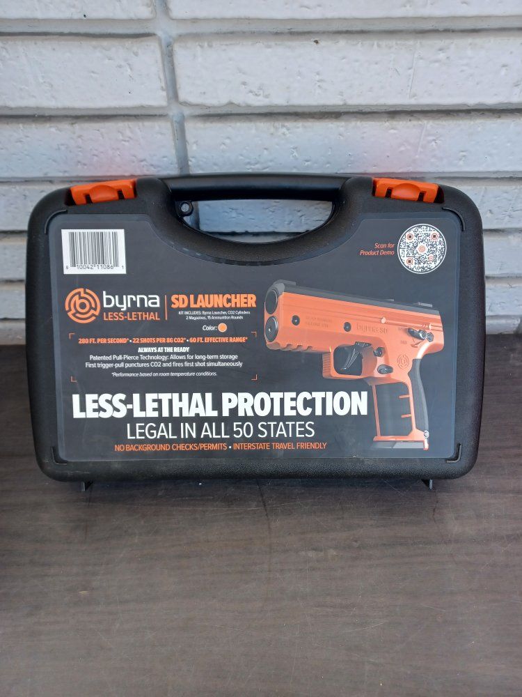 Byrna Less-Lethal SD Launcher in Safety Orange