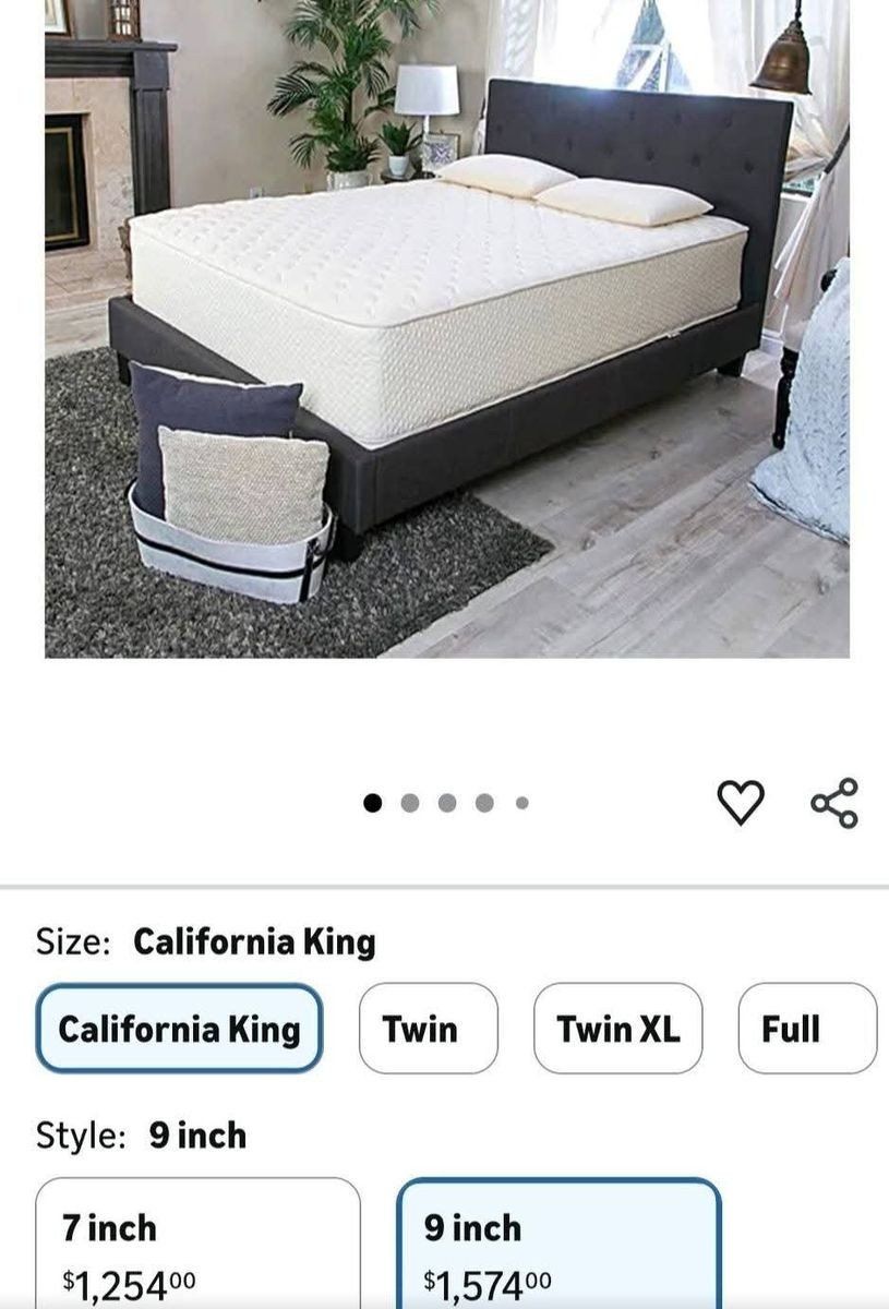 New! California King Mattress Latex