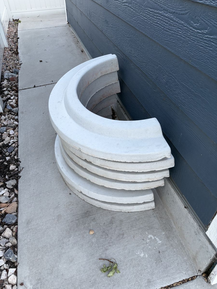 24 Inch cement tree rings
