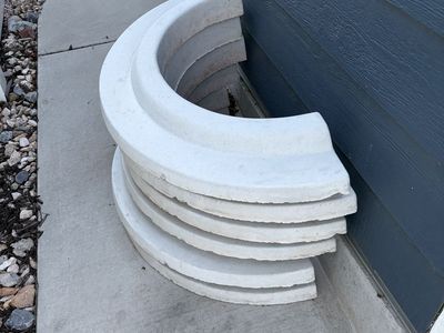 24 Inch cement tree rings