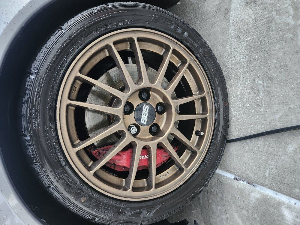 forged BBS Evo 9 wheels. falken azenis tires