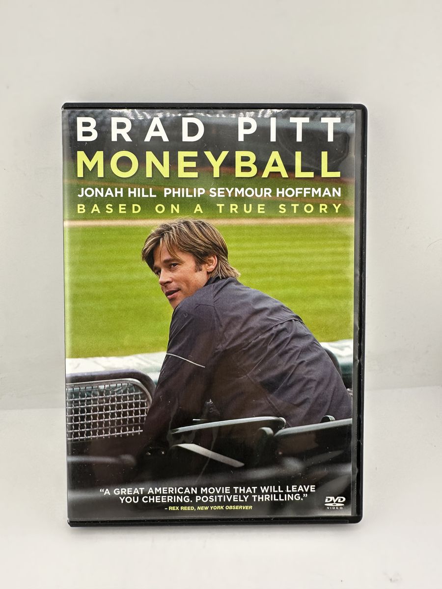 Moneyball DVD Brad Pitt Jonah Hill Baseball Drama Movie