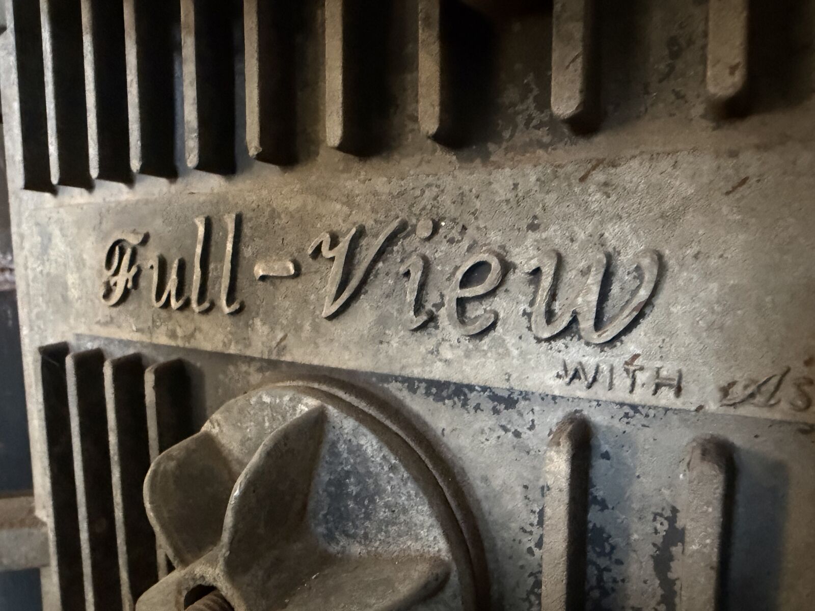 Full View Wood Burning Stove + Vent + Full Wood Rack