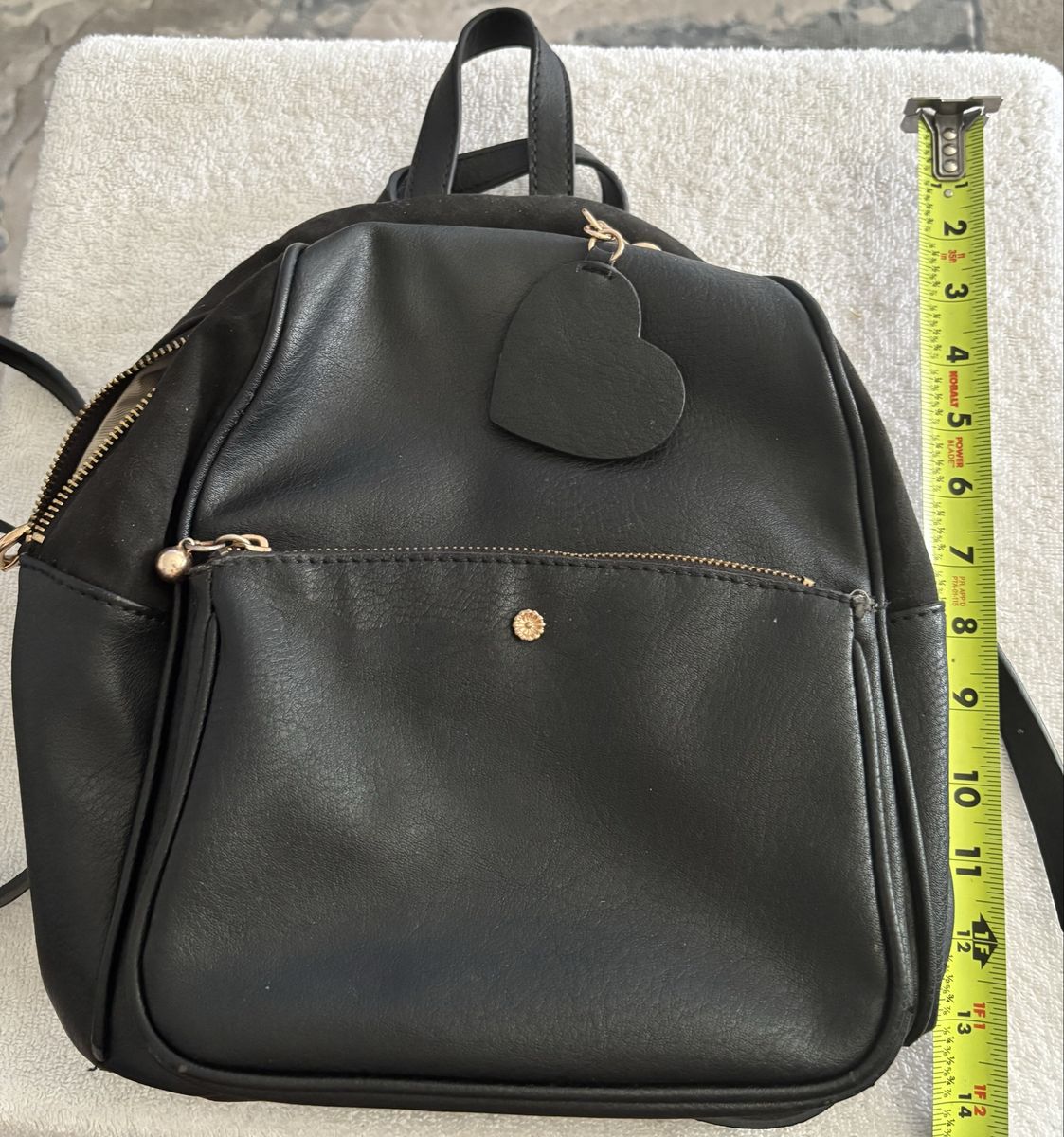 LC Lauren Conrad Kate Faux-Leather Backpack - Black & Gold