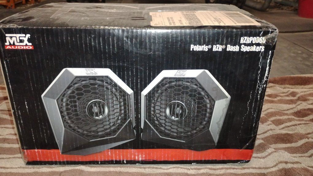 mtx RZR 1000 speakers.
