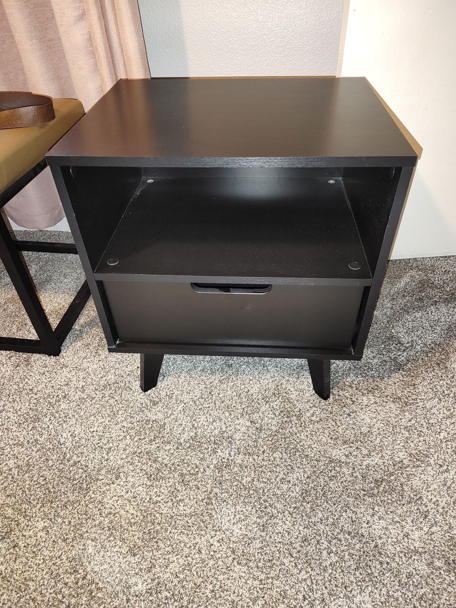 Sloane Hans Mid-Century Modern Angle-Leg Nightstand