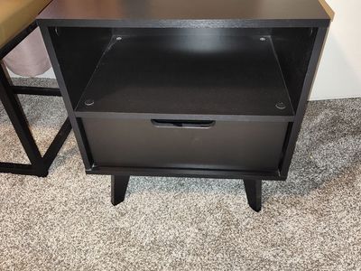 Sloane Hans Mid-Century Modern Angle-Leg Nightstand